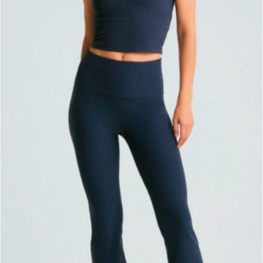 Women's Navy High-Waisted Pants